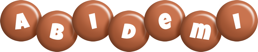 Abidemi candy-brown logo