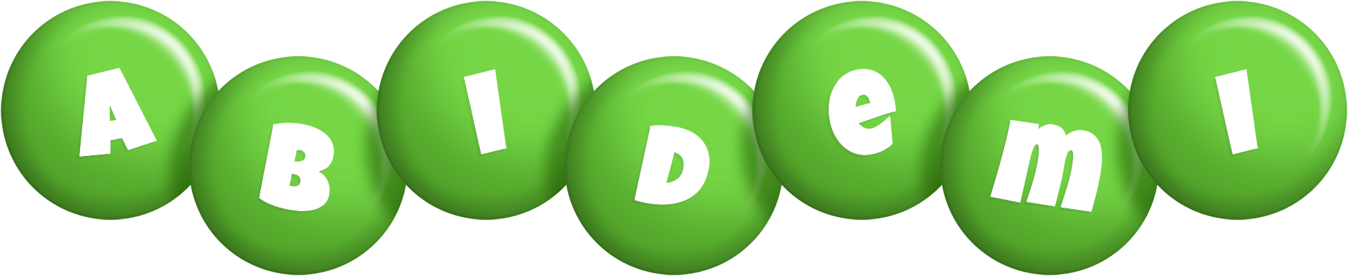Abidemi candy-green logo