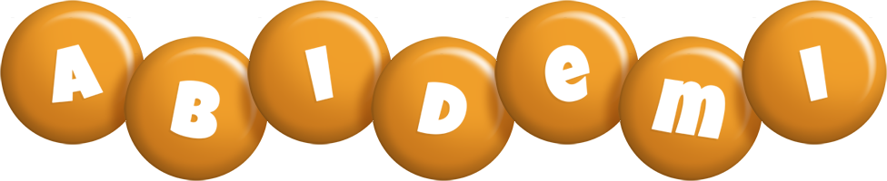Abidemi candy-orange logo