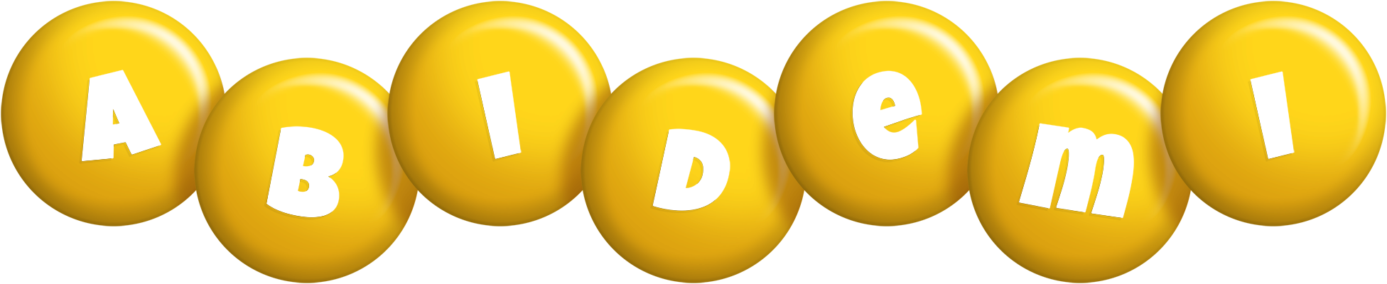 Abidemi candy-yellow logo