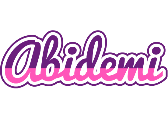 Abidemi cheerful logo