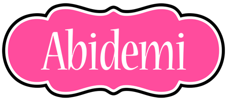 Abidemi invitation logo
