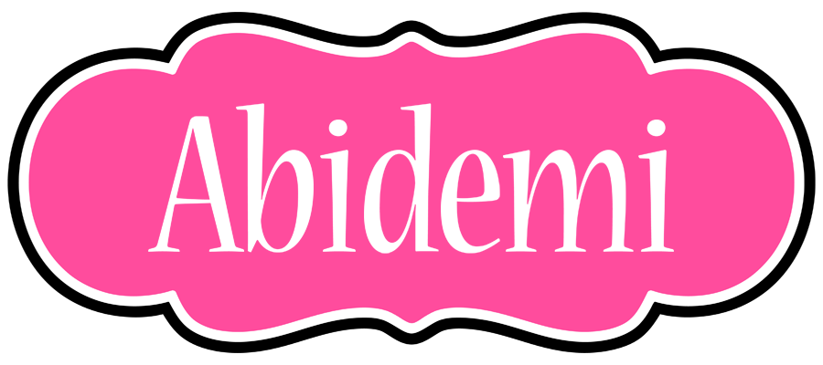 Abidemi invitation logo