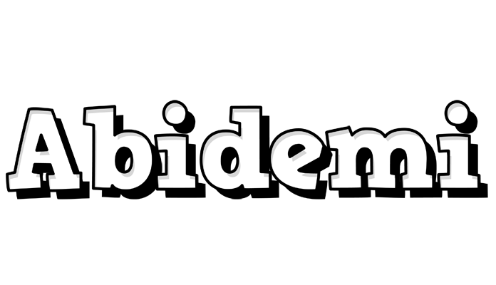 Abidemi snowing logo