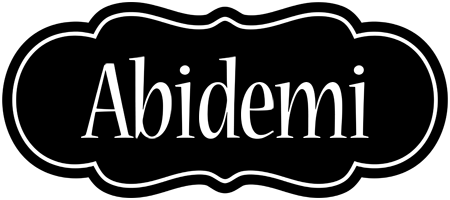 Abidemi welcome logo