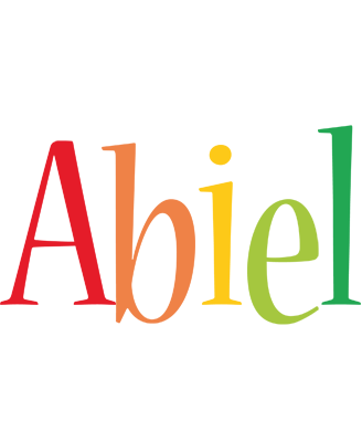 Abiel birthday logo