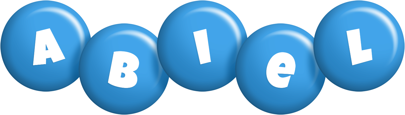 Abiel candy-blue logo