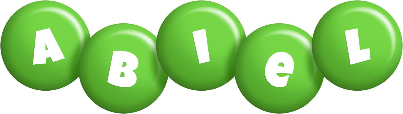Abiel candy-green logo