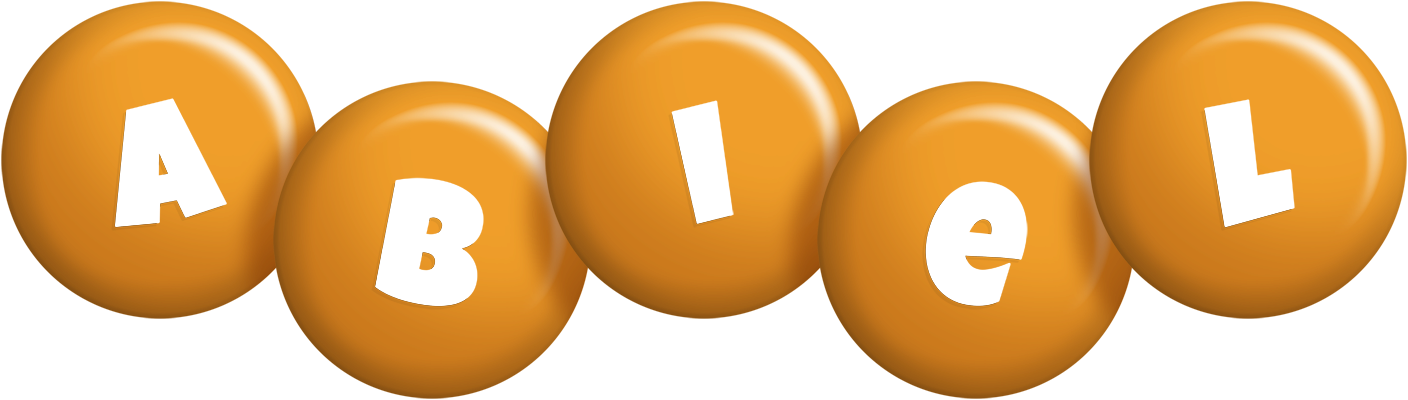 Abiel candy-orange logo