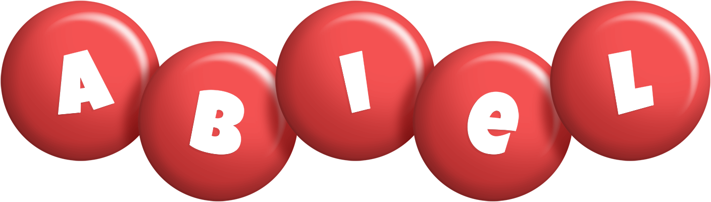 Abiel candy-red logo