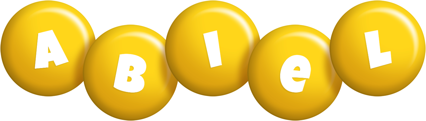 Abiel candy-yellow logo