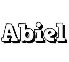 Abiel snowing logo