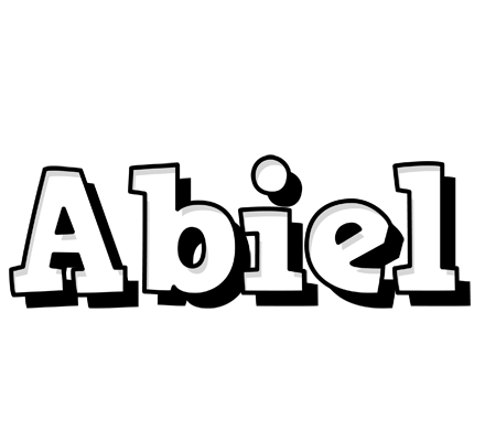 Abiel snowing logo