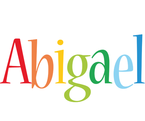 Abigael birthday logo