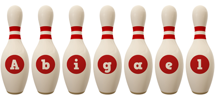 Abigael bowling-pin logo