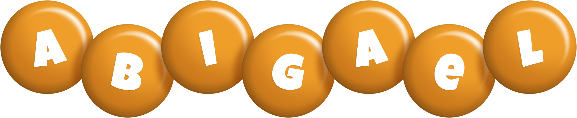 Abigael candy-orange logo