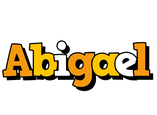Abigael cartoon logo