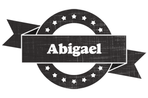 Abigael grunge logo