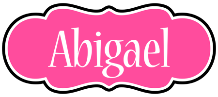 Abigael invitation logo