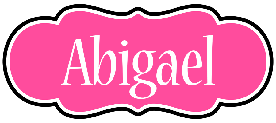 Abigael invitation logo