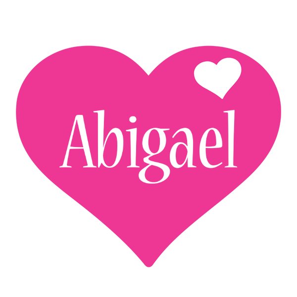 Abigael love-heart logo