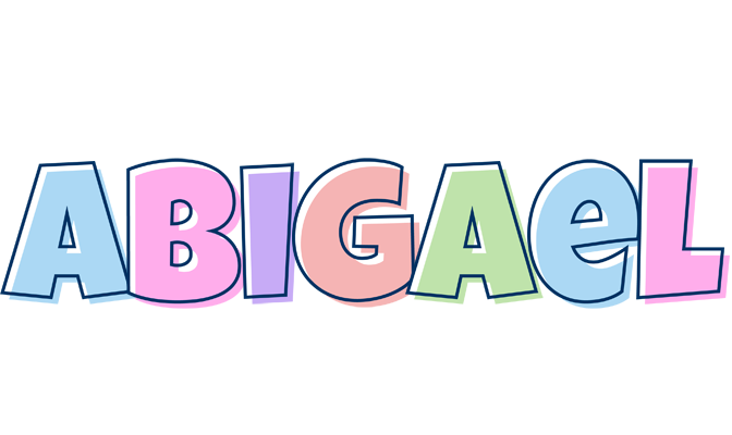 Abigael pastel logo