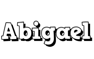 Abigael snowing logo