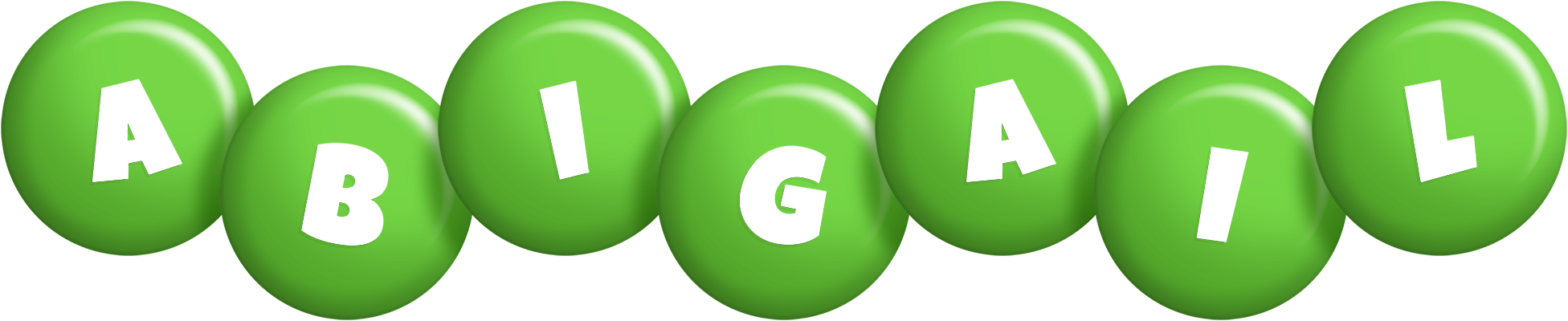 Abigail candy-green logo