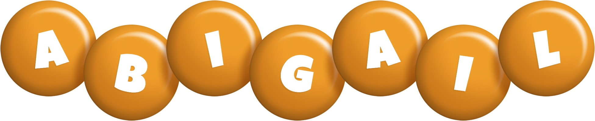 Abigail candy-orange logo