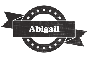 Abigail grunge logo