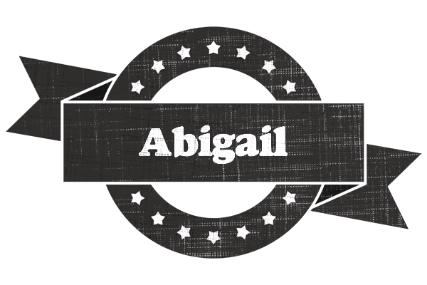 Abigail grunge logo