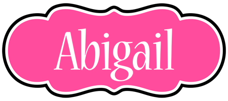 Abigail invitation logo