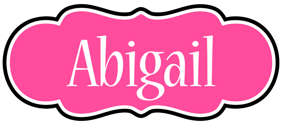 Abigail invitation logo
