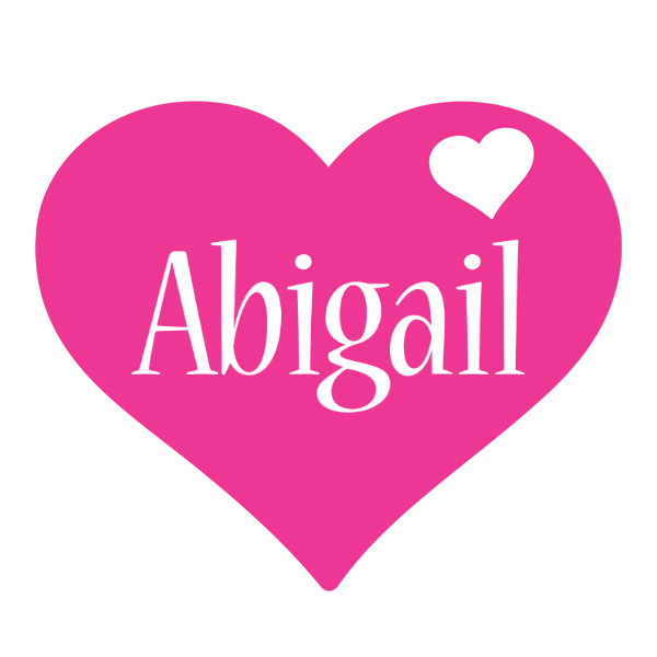 Abigail love-heart logo