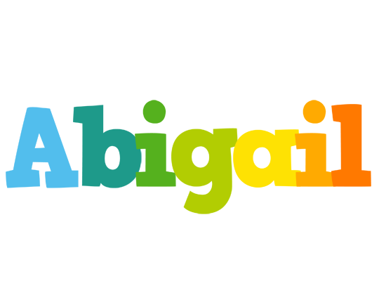 Abigail rainbows logo
