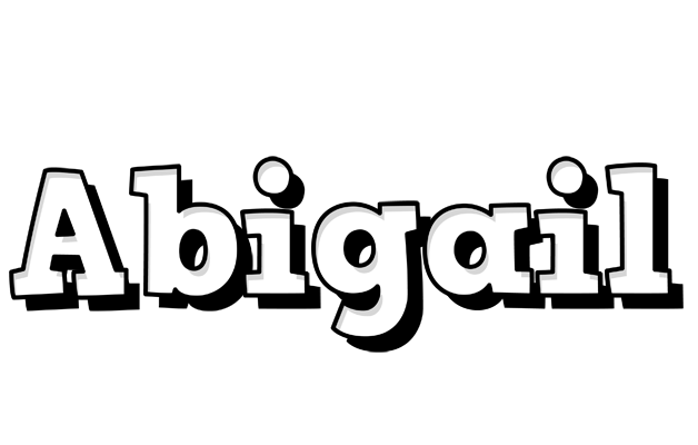 Abigail snowing logo