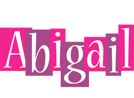 Abigail whine logo