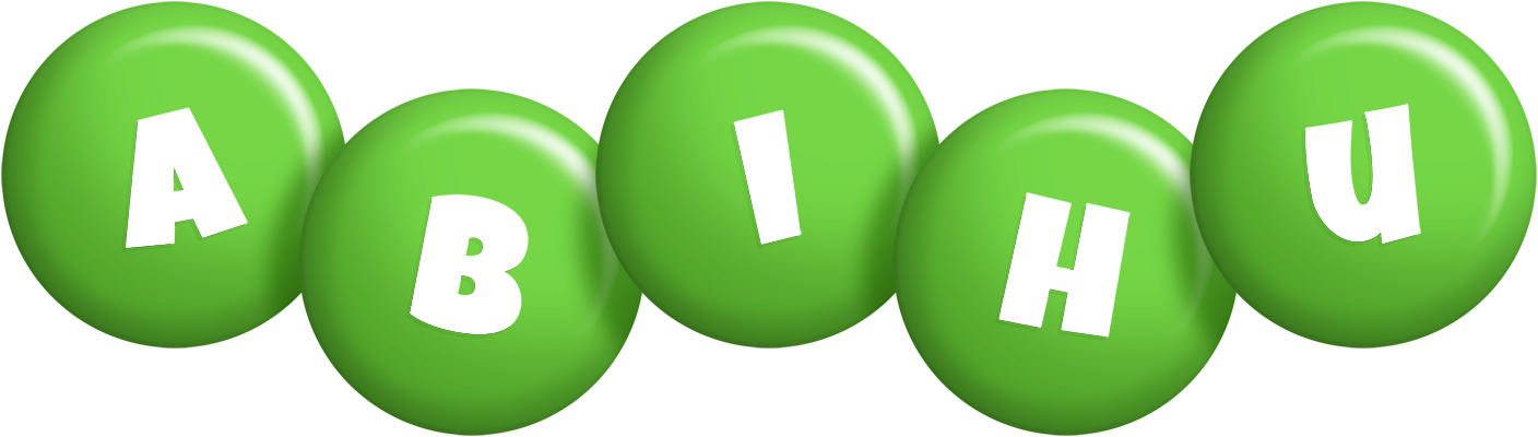Abihu candy-green logo