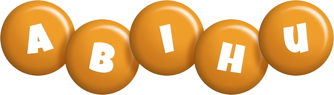 Abihu candy-orange logo