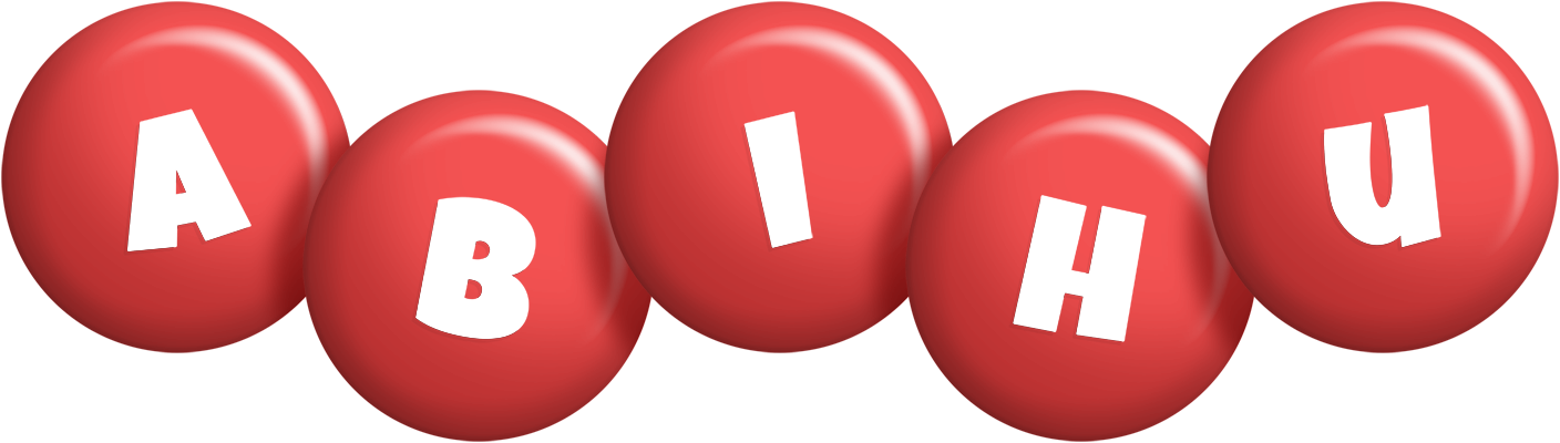 Abihu candy-red logo
