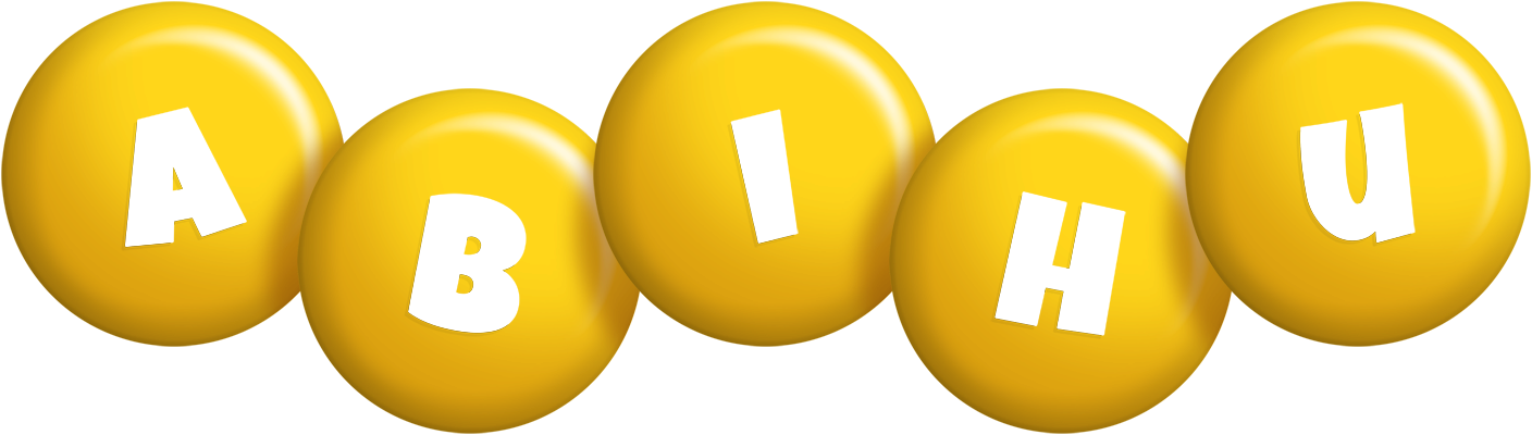 Abihu candy-yellow logo