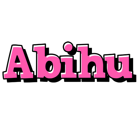 Abihu girlish logo