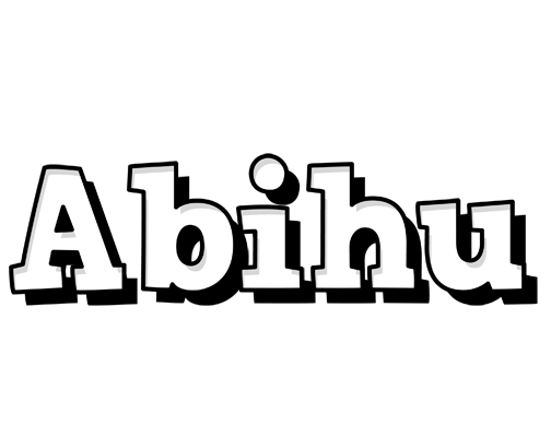 Abihu snowing logo