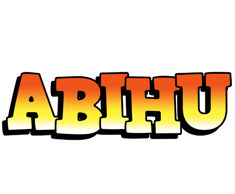 Abihu sunset logo