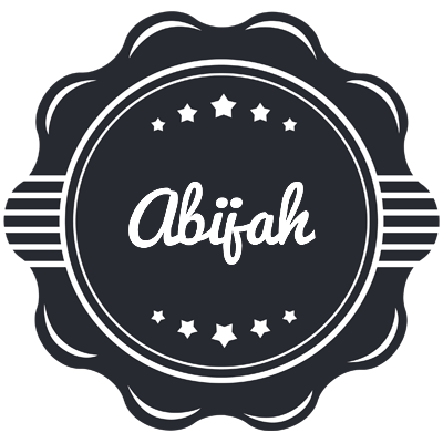 Abijah badge logo