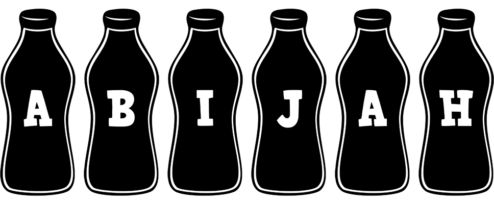 Abijah bottle logo