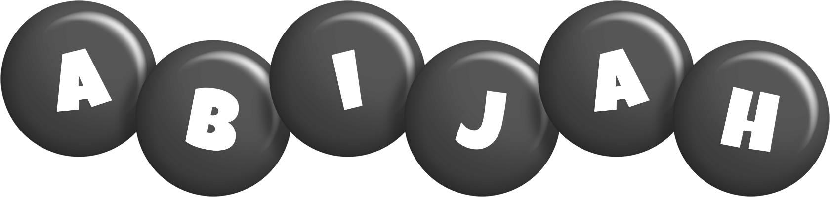Abijah candy-black logo