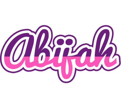 Abijah cheerful logo