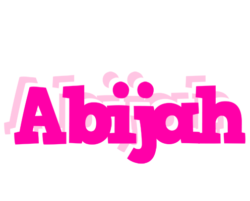 Abijah dancing logo