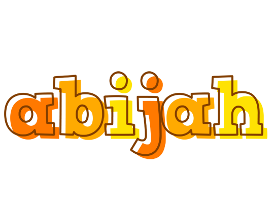 Abijah desert logo